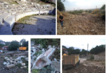 Antik Tiyatro’ya İş Makinaları Girdi