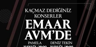 Emaar AVM’de bu hafta sonu müzik ziyafeti …