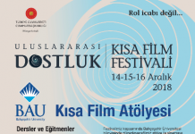 ULUSLARARASI DOSTLUK KISA FİLM FESTİVALİ”NDE