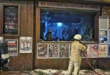 Su ve Gösteri Sanatları Sahnesi Yandı