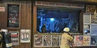 Su ve Gösteri Sanatları Sahnesi Yandı