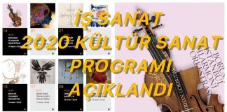 İş Sanat’ın 2020 Kültür Sanat Programı Açıklandı